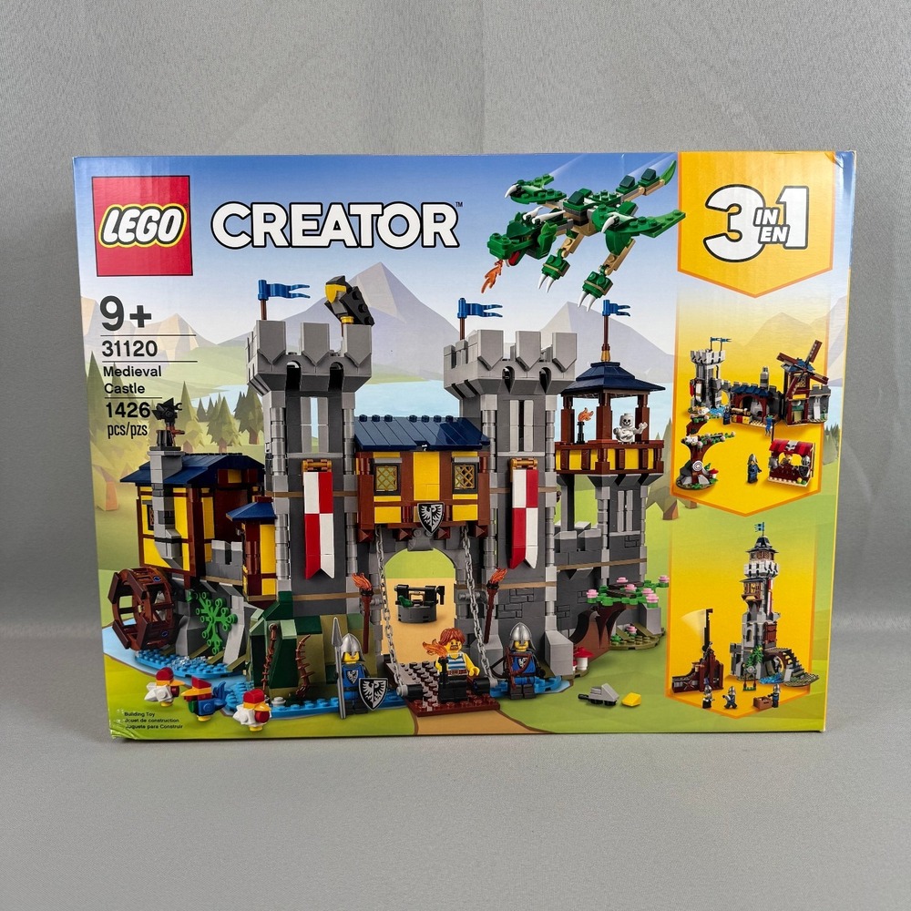 Lego #31120 Medieval Castle Creator 3-In-1 Retired Brand New Sealed